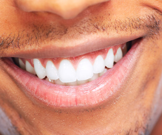Closeup of a man smiling