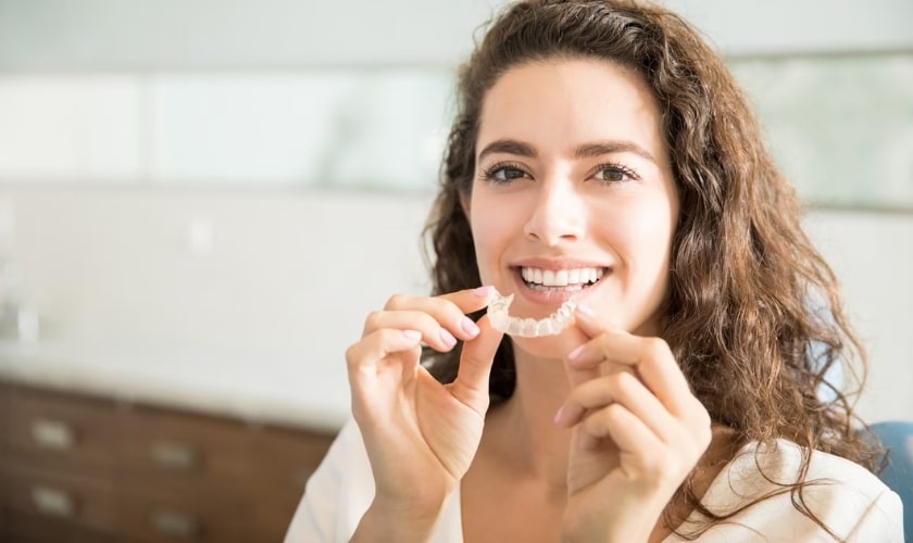 Our Invisalign Dentist provided dental services to our patient